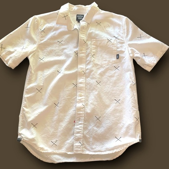 Harry Potter x VANS Shirt | Youth Large Magic Wand Button Up Boys Dress shirt - Picture 14 of 14